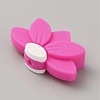 Lotus Food Grade Eco-Friendly Silicone Beads SIL-WH0019-22F-2