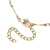 3Pcs 3 Sizes 304 Stainless Steel Wavy Bar Link Chain Macrame Pouch Necklace Making NJEW-JN05064-4