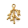 304 Stainless Steel Pendant Rhinestones Setting STAS-C119-23G-1