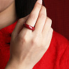 Cinnabar Finger Rings FS-WGB4F46-02-5