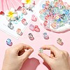 UV Plating Transparent Acrylic Beads MACR-CJC0004-32-1-5