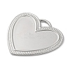 Anti-Tarnish 304 Stainless Steel Pendants STAS-D194-18S-2