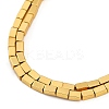 Electroplated Synthetic Non-magnetic Hematite Beads Strands G-C156-01G-3