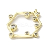 Brass Cubic Zirconia Pendant KK-Q793-06G-2
