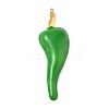 304 Stainless Steel Enamel Big Pendants STAS-Z153-02G-02-1