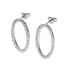 Tarnish Resistant 201 Stainless Steel Stud Earrings EJEW-K270-02P-1