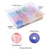 360Pcs 12 Colors Frosted Transparent Acrylic Beads OACR-FS0002-23-4