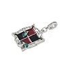 Brass Enamel Pendants KK-U043-12P-01-2