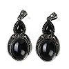 Natural Obsidian Pendants G-I370-08AS-10-1