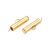 Iron Slide On End Clasp Tubes IFIN-R212-1.6cm-G-2