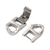304 Stainless Steel Fold Over Clasps STAS-S185-14P-A-2