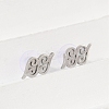 304 Stainless Steel Stud Earrings EJEW-Z089-26P-3