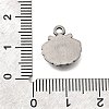 304 Stainless Steel Pendants STAS-H477-02F-P-3