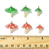 10Pcs 2 Colors Plastic Pendants KY-FS0001-34A-6