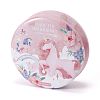 Pink Unicorn Printed Tinplate Candles DIY-P009-A08-4