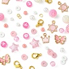 DIY Round Acrylic & Glass Beads Bracelets Jewelry Kits DIY-FS0006-29A-3