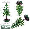 50Pcs Tree Miniature Ornaments AJEW-SP0003-59-2