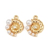 Brass Micro Pave Cubic Zirconia Pendants X-KK-F902-06A-G-1