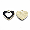 Rack Plating Alloy Enamel Pendants ENAM-T014-03-RS-3