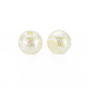 Transparent Crackle Acrylic Beads MACR-S373-66-L05-2
