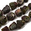 Raw Rough Natural Dragon Blood Beads Strands G-Z087-B09-2