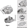 30Pcs 304 Stainless Steel Wire Rope Cable Clip Clamp STAS-GA0002-04-2