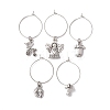 Alloy Wine Glass Charms AJEW-JO00210-1
