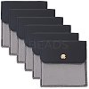 6Pcs PU Leather Jewelry Storage Bags with Iron Button ABAG-CL0001-22B-7