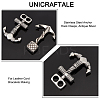 Unicraftale 4Pcs 2 Styles 304 Stainless Steel Anchor Hook Clasps STAS-UN0047-10-5