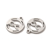 Non-Tarnish 304 Stainless Steel Charms STAS-M089-50P-2