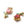 304 Stainless Steel Enamel Pendant STAS-B097-04G-2