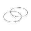 Tarnish Resistant 304 Stainless Steel Big Hoop Earrings EJEW-P173-13P-06-2