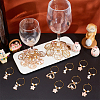 Easter Theme Alloy Enamel & Rhinestone & Resin Wine Glass Charms AJEW-AB00145-4