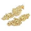 304 Stainless Steel Flower Stud Earrings EJEW-K294-03G-2
