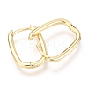 Brass Huggie Hoop Earrings LS-EJEW-F245-07G-2