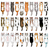 30Pcs Cute Paper Cat Bookmarks AJEW-WH0455-255-1