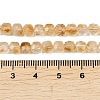 Heated Natural Citrine Beads Strands G-B175-C06-4x4mm-5