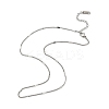 2MM 304 Stainless Steel Curb Chain Necklaces for Women Men NJEW-F351-04P-1