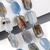 Natural Blue Calcite Beads Strands G-T138-26A-13-1