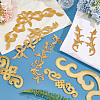 AHADERMAKER 14Pcs 7 Style Auspicious Cloud Computerized Embroidery Cloth Iron on/Sew on Patches DIY-GA0006-28-4