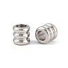 Tarnish Resistant 201 Stainless Steel Column Beads STAS-Q176-01-3