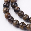 Natural Tiger Eye Round Bead Strands X-G-R200-10mm-3