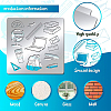 Stainless Steel Cutting Dies Stencils DIY-WH0279-104-3