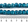 Handmade Gold Sand Lampwork Beads Strands LAMP-R141-10mm-26-4