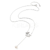 925 Sterling Silver with Shell Necklaces STER-Z009-14P-1