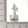 Brass Micro Pave Clear Cubic Zirconia Fold Over Clasps KK-H480-37P-3