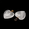 Natural Quartz Crystal Pendants G-G287-01G-11-2