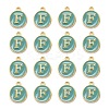 Golden Plated Alloy Enamel Charms ENAM-S118-05F-2