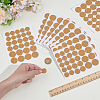20 Sheets Cork Label Stickers AJEW-BC0009-59-3
