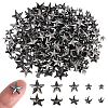 300Pcs 5 Styles Iron Studs Rivets IFIN-HY0001-13-1